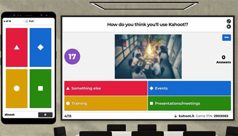 kahoot play quiz.